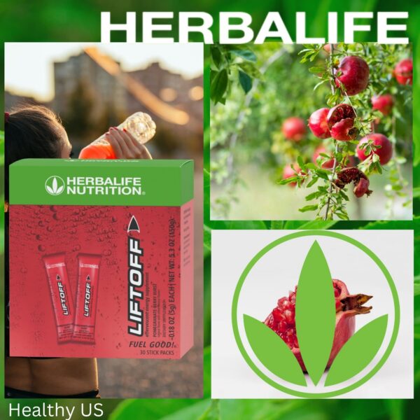 Empaque Liftoff таблиtas con sabor frutas rojas Herbalife