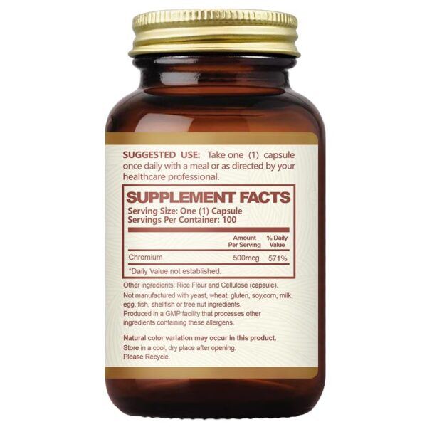 Version 1.0.0 Empaque externo del suplemento de cromo