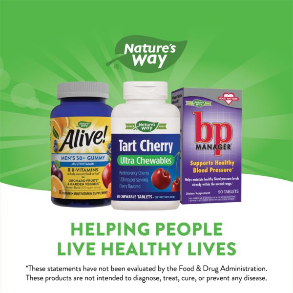 Empaque del suplemento masticable tart cherry Nature's Way