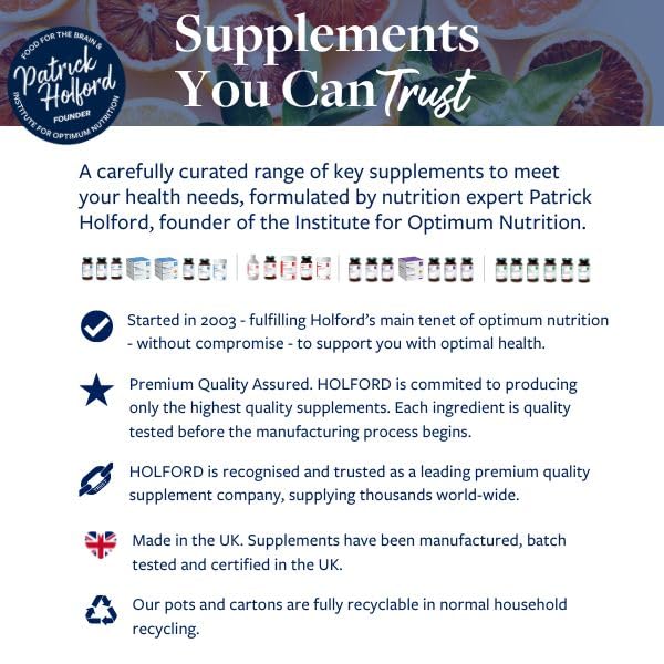 Empaque tabletas Patrick Holford Inmune C antioxidantes