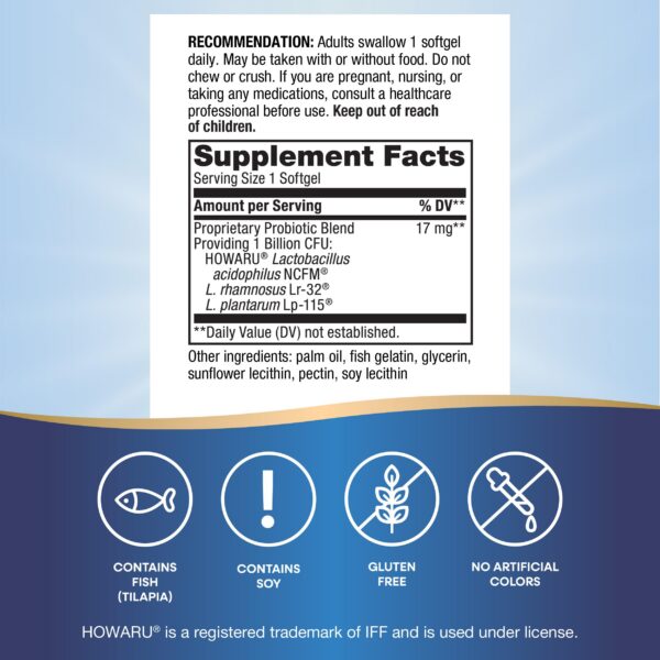 Empaque Variado Perlas Probióticas Nature's Way para mujeres