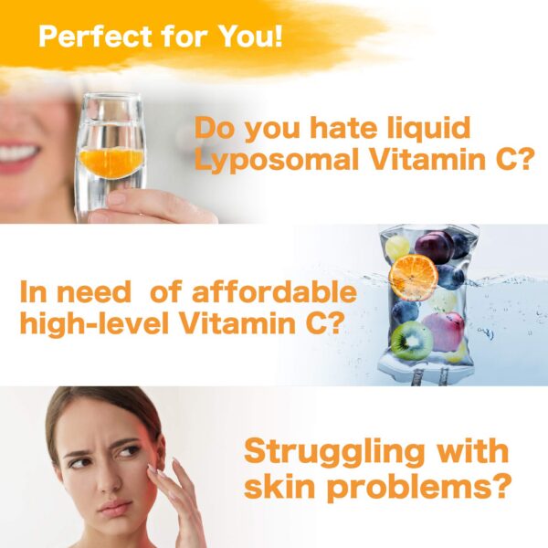 Empaque del suplemento Vitamina C liposomal Dr.Plus