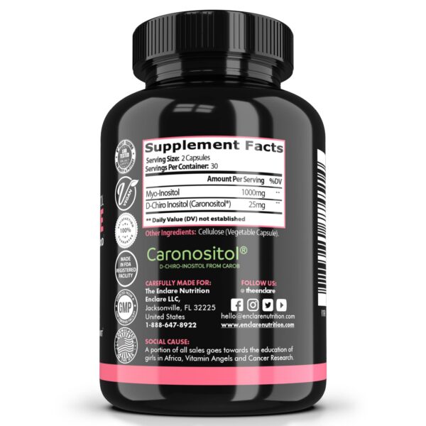Version 1.0.0 Enclare mio-inositol d-chiro inositol suplemento para salud femenina