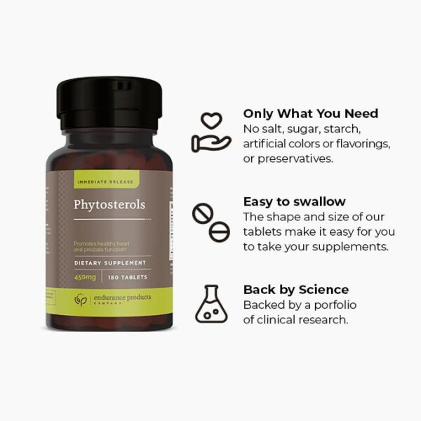 Caja suplemeto reducción colesterol Endurance 180 tabletas