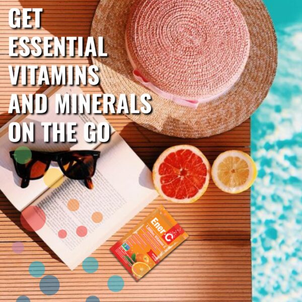 Version 1.0.0 Ener-C polvo vitamínico natural sin gluten sabor naranja