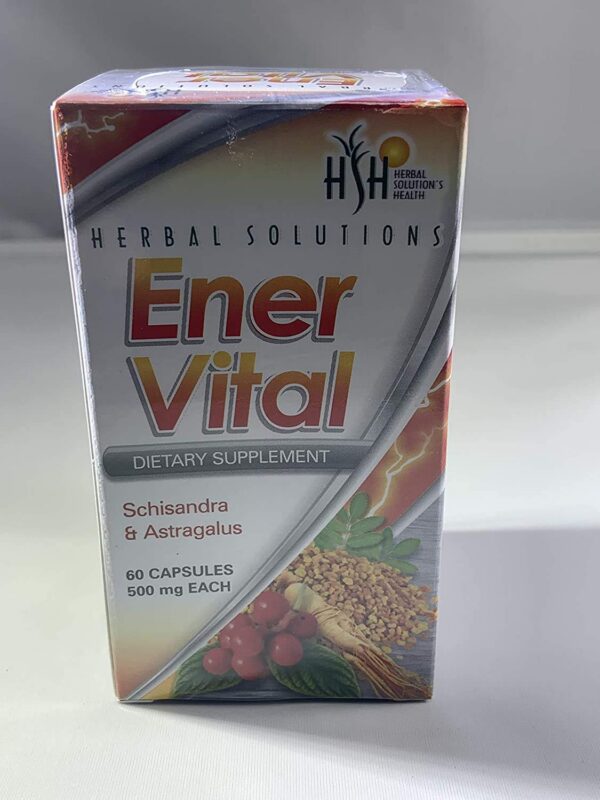 Etiqueta de Ener Vital detallada