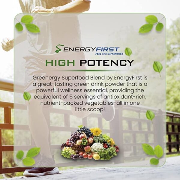 Envase Greenergy con etiqueta orgánica