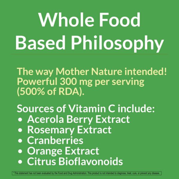 Frasco de Eniva Vitamin C líquido con tapa