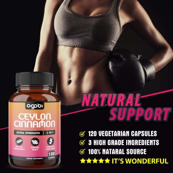 Envase de 120 cápsulas de Canela de Ceilán