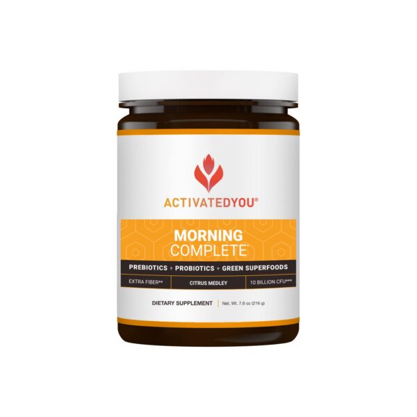 Version 1.0.0 Envase de ACTIVATEDYOU Morning Complete con nutrientes para salud
