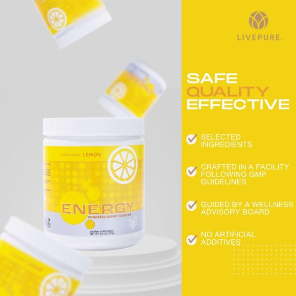 Version 1.0.0 Envase bebida energética PURE sin azúcar natural y orgánica