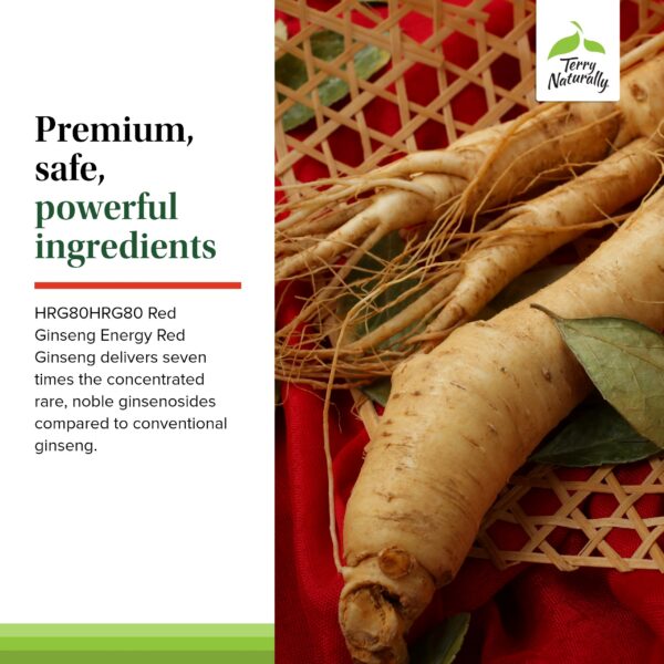 Version 1.0.0 Envase y caja Terry Naturally Ginseng Rojo energía