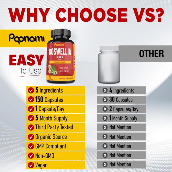 Envase cápsulas Boswellia Serrata 5 meses de suministro