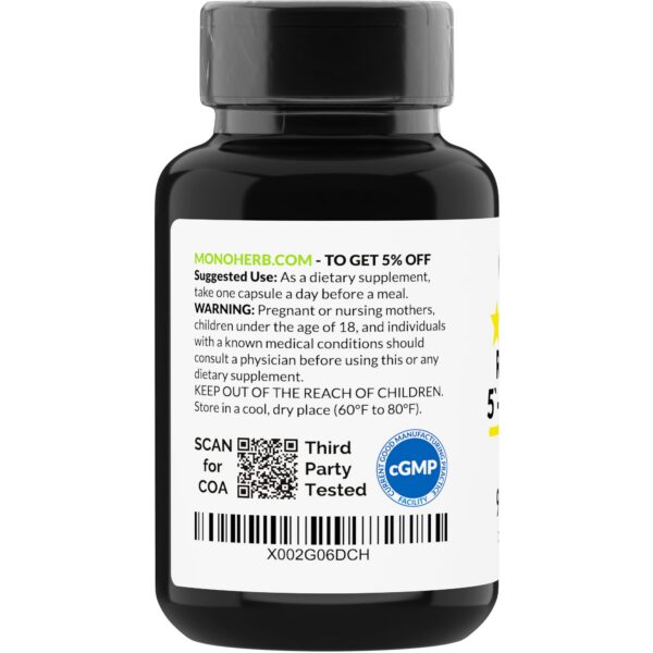 Envase cápsulas MONOHERB riboflavina b2 bioactiva