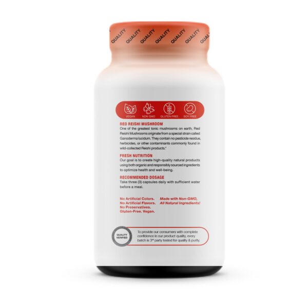 Version 1.0.0 Envase de cápsulas Reishi Fresh Nutrition