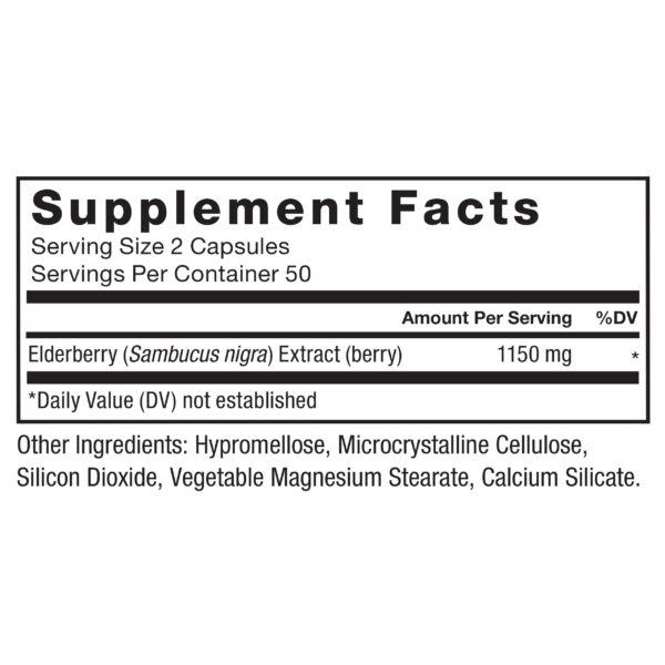 Envase de cápsulas de saúco Force Factor cerrado