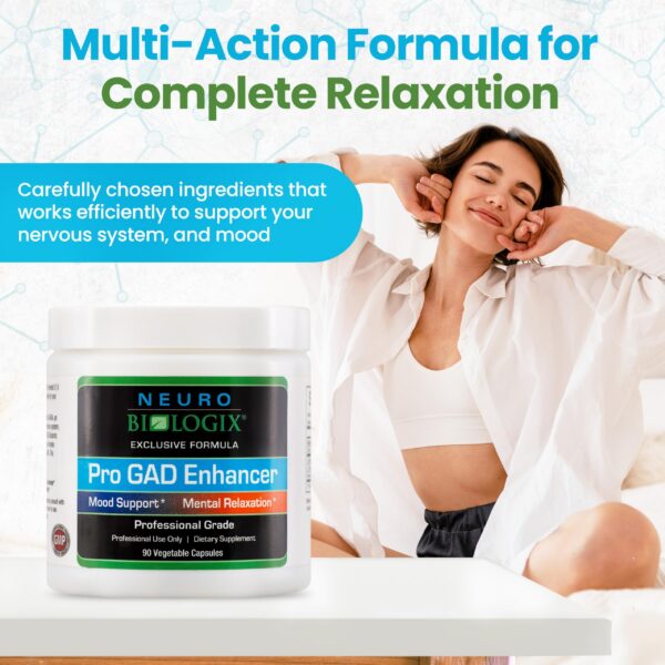 Envase detalle Pro GAD Enhancer para sistema nervioso equilibrado