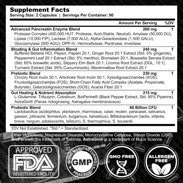 Envase de Digestival fórmula avanzada con 60 billones UFC probióticos