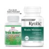 Envase frontal Kyolic 90 cápsulas extracto natural para memoria