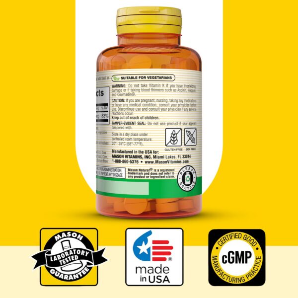 Envase GMP Mason Natural vit-k