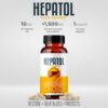 Envase Hepatol con fórmula sin químicos nocivos ni gluten