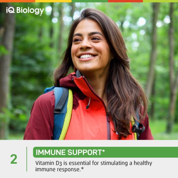 Envase IQ Biology gotas vit d3 orgánica para niños y adultos