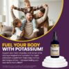 Envase lateral gotas potasio iónico WellnessOne suplemento
