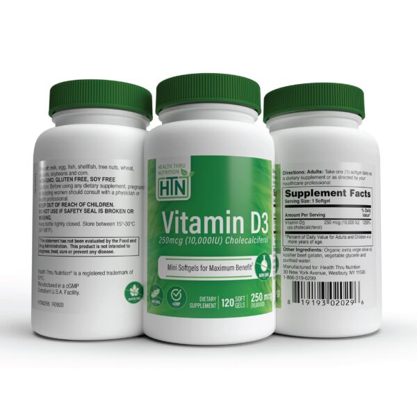 Version 1.0.0 Envase lateral health thru nutrition vitamina d3 10000 iu softgels