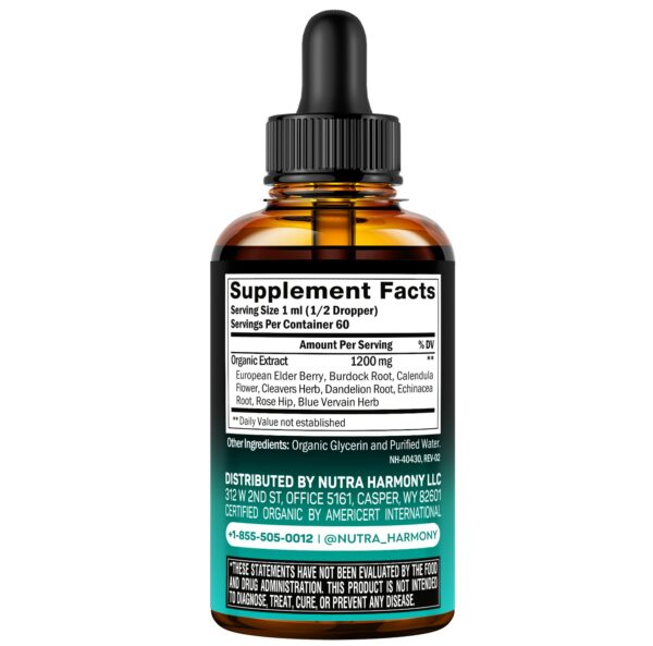 Envase lateral vitaminas B Nutraharmony gotas