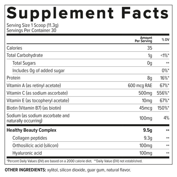 Envase y tapa de Colageno Skin