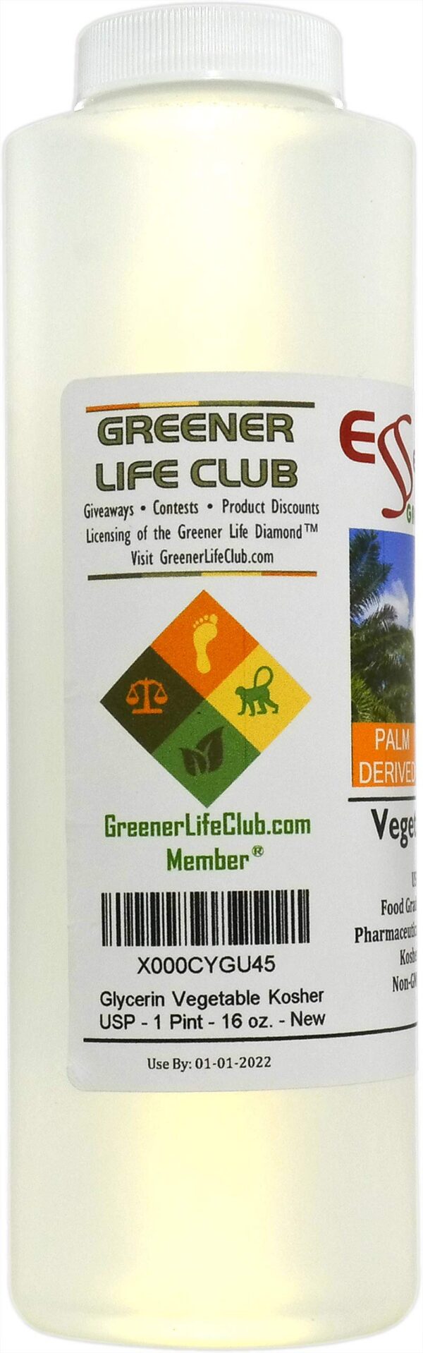 Envase múltiple glicerina vegetal 16 fl oz