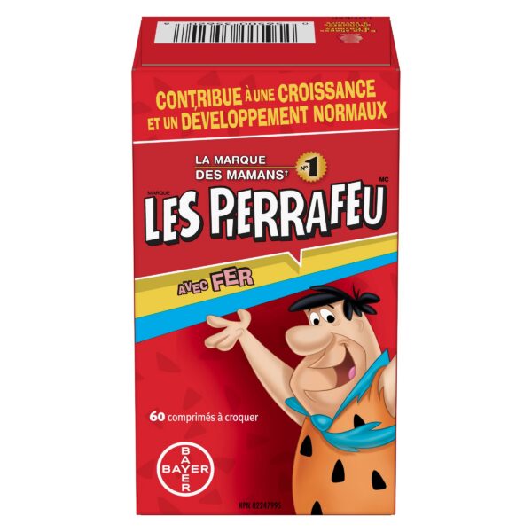 Envase multivitaminas Flintstones Plus hierro 60 tabletas