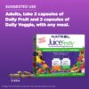 Envase Natrol JuiceFestiv superalimento frutas verduras blanco