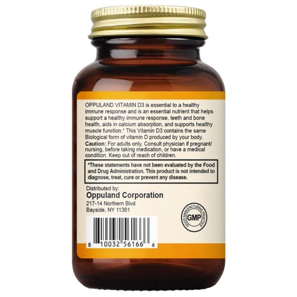 envase oppuland vitamina d3 suplemento d3 fuerte