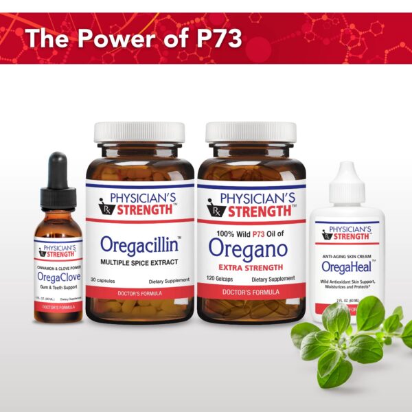 Oregacillin cápsulas extracto natural potente antioxidante porción diaria