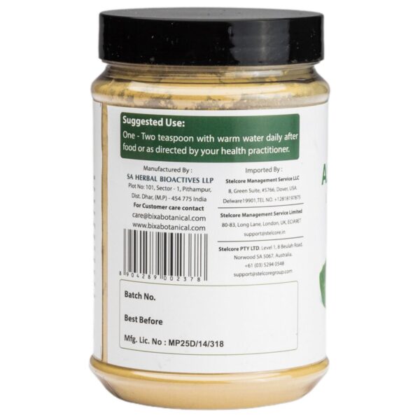 Version 1.0.0 Envase con polvo de aloe vera vegano y sin gluten bixa BOTANICAL