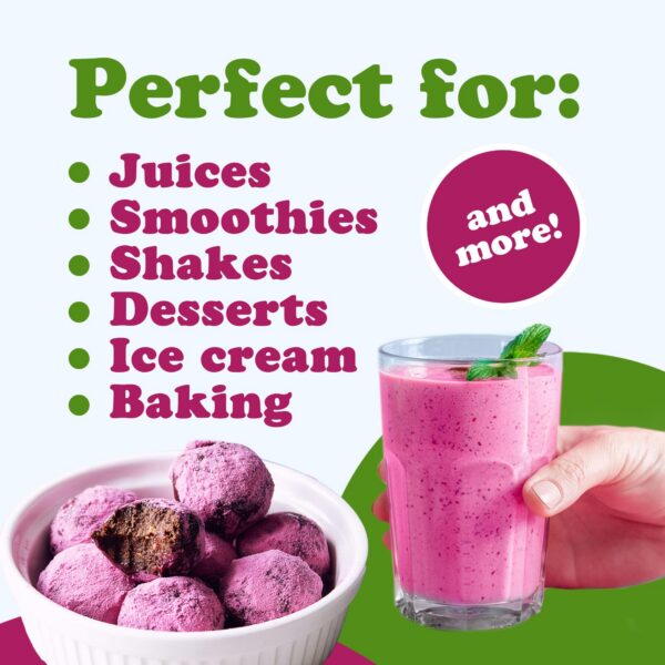 Version 1.0.0 Envase de polvo de cereza Food to Live 2 libras