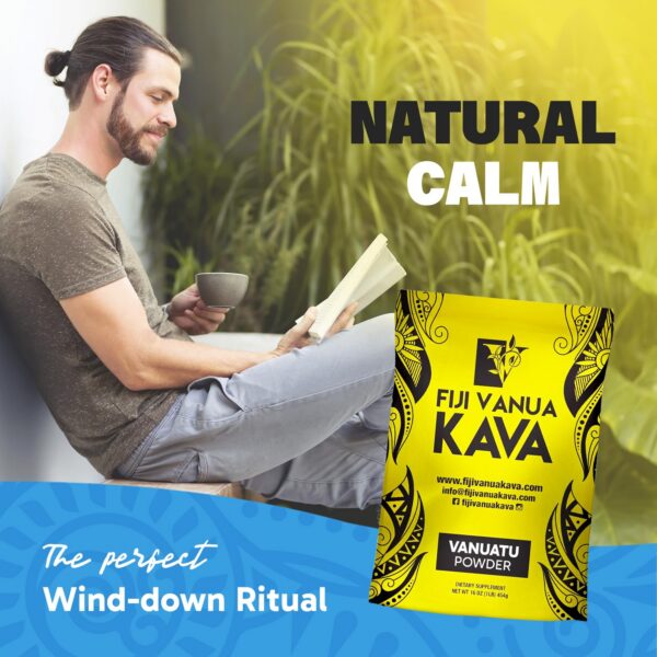Envase de polvo de kava kavalactonas alto contenido 16 oz