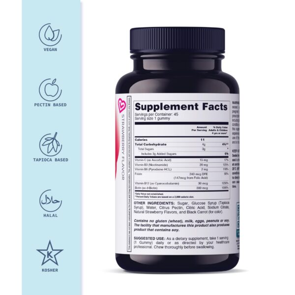 Version 1.0.0 Envase posterior gominolas LIVS Energy vitaminas B natural fresa