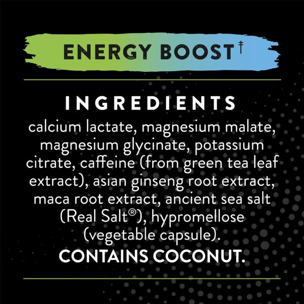 envase REDMOND cápsulas energía Re-Lyte vista trasera