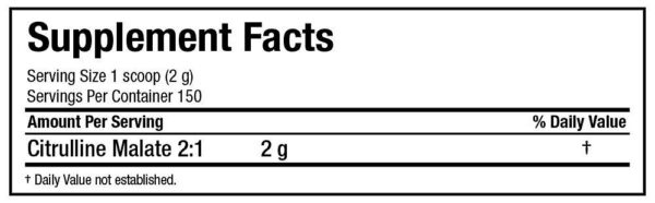 Envase rojo de Citrulline Malate