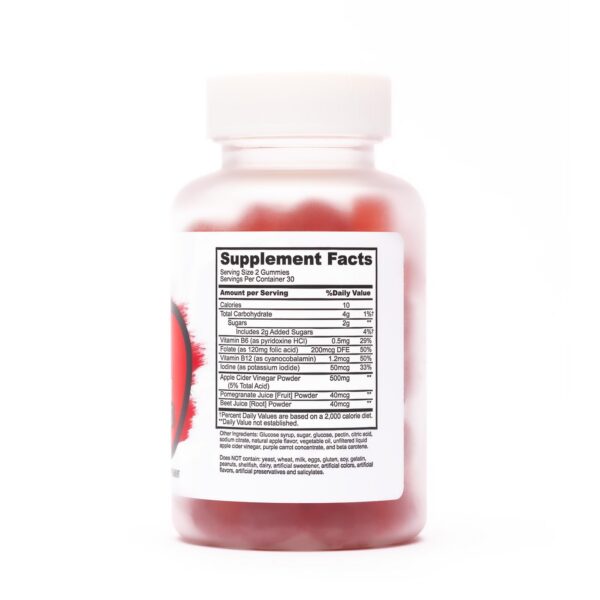 Version 1.0.0 Envase Sculpt Nation gomitas ACV para digestión