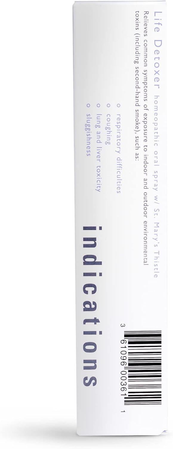 Envase Sprayology Life Detoxer para desintoxicación ambiental