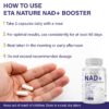 Envase suplementario ETANATURE NAD Plus 60 cápsulas para energía