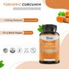 Envase suplemento cúrcuma orgánico Pure By Nature 180 cápsulas