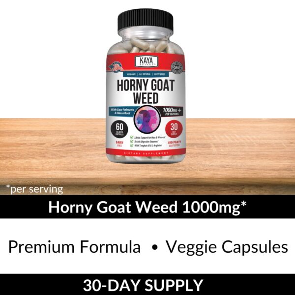 Envase lateral de suplemento de Herbal Blend Kaya Naturals