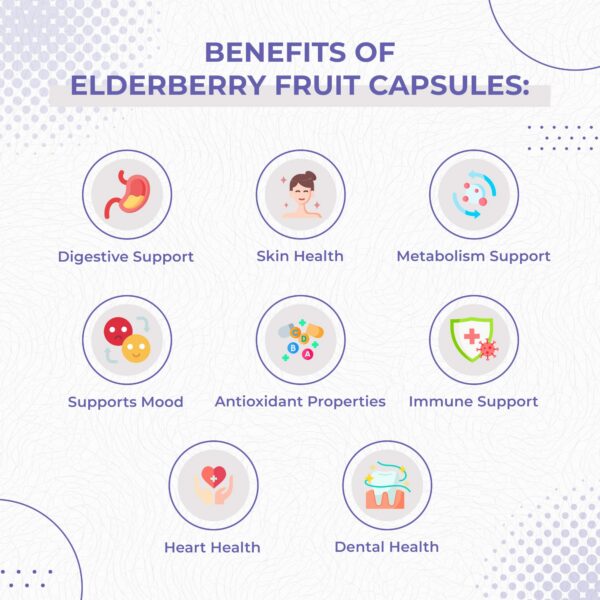 Envase suplemento Herbs Foods For Gut Saúco Negro 600 mg