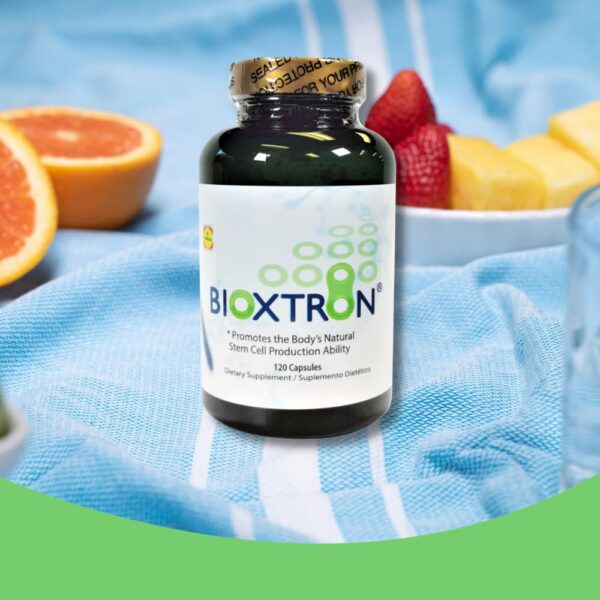Version 1.0.0 Envase suplemento natural Bioxtron células madre AFA