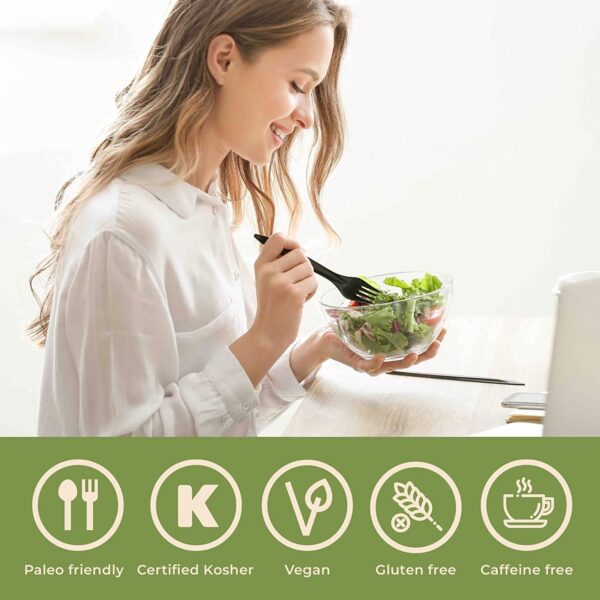 Envase suplemeento orgánico beta glucanos hongos Longevity Botanicals