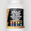 Envase de suplemento de shilajit Clean Nutraceuticals cerrado